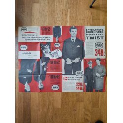 Fold-ud reklame for herret�j, 1960 m. Afrikakort