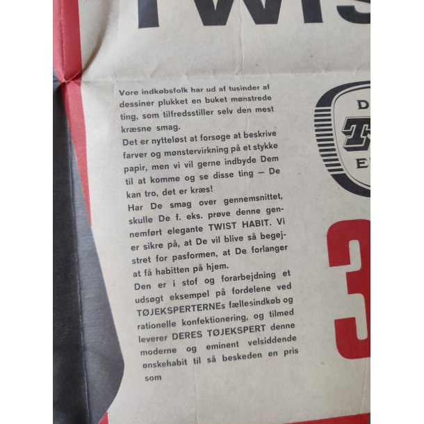 Fold-ud reklame for herret�j, 1960 m. Afrikakort