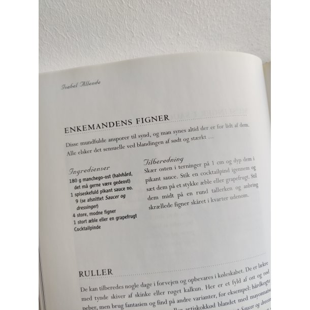 Afrodite, erotisk kogebog af Isabel Allende