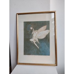 Fe eller alf, svensk litografisk tryk