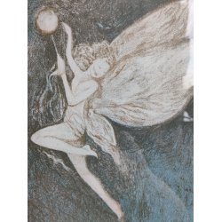 Fe eller alf, svensk litografisk tryk