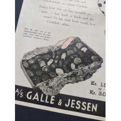 Fr�ken Lita Vert, reklame for Galle &amp; Jessen 1934