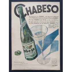 Chabeso reklame fra 1934