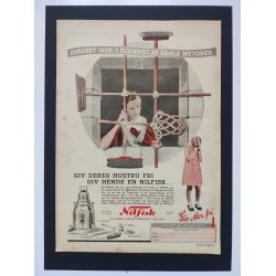 Nilfisk reklame, Giv Deres Hustru fri, 1934