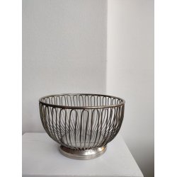 Flot vintage metalkurv til frugt eller br�d