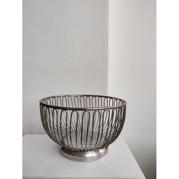 Flot vintage metalkurv til frugt eller br�d