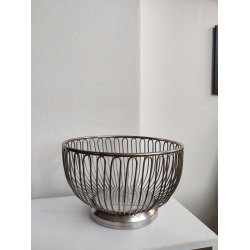 Flot vintage metalkurv til frugt eller br�d