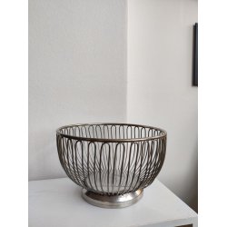 Flot vintage metalkurv til frugt eller br�d