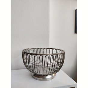Flot vintage metalkurv til frugt eller br�d