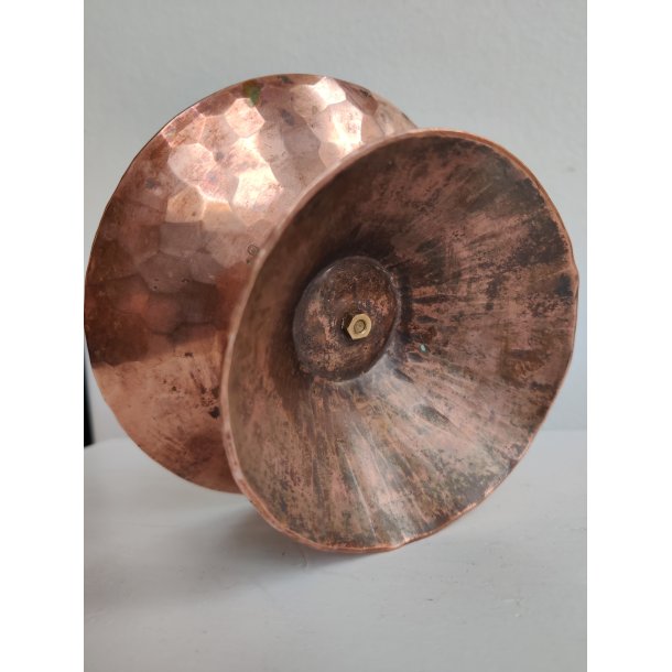 Hammersl�et kobberstage til bloklys, 1960'erne