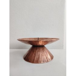 Hammersl�et kobberstage til bloklys, 1960'erne