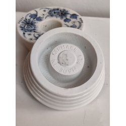 2 porcel�nsstager med bl� blomster, PLA Denmark