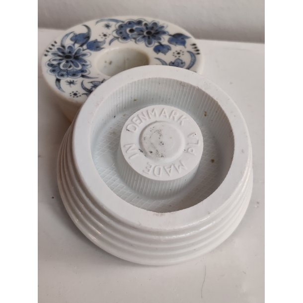 2 porcel�nsstager med bl� blomster, PLA Denmark