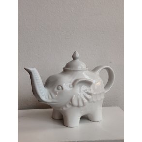 .Elefant-tekande, hvid porcel�n