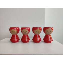 4 Lyholmer �ggeb�gre, piger med r�dt h�r