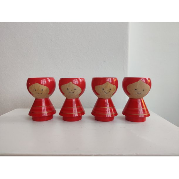 4 Lyholmer �ggeb�gre, piger med r�dt h�r