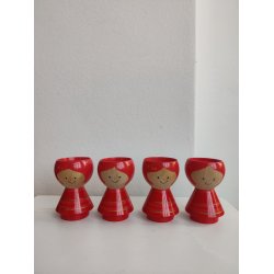 4 Lyholmer �ggeb�gre, piger med r�dt h�r