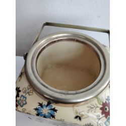 Engelsk chinoiserie krukke til the eller kager, ca. 1930-1940