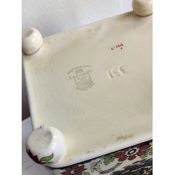 Engelsk chinoiserie krukke til the eller kager, ca. 1930-1940