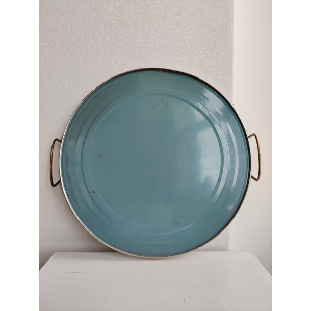 Vintage rund bakke med Bornholm