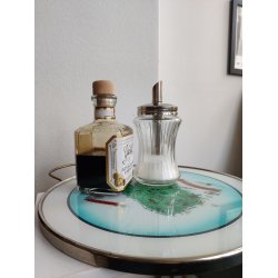 Vintage rund bakke med Bornholm