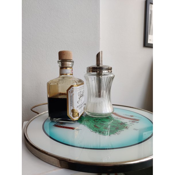 Vintage rund bakke med Bornholm