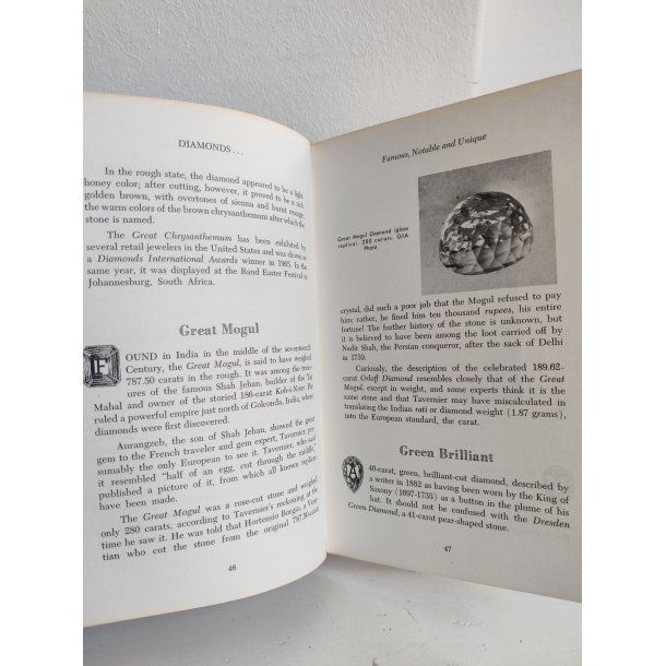 Diamonds - Famous, Notable and Unique, 1974. Bog af Lawrence Copeland