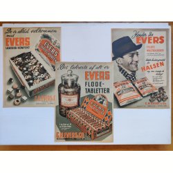 Org. reklame 1940: Evers lakridskonfekt