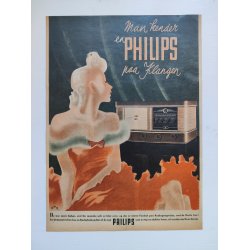 Org. reklame 1940: Philips Radio