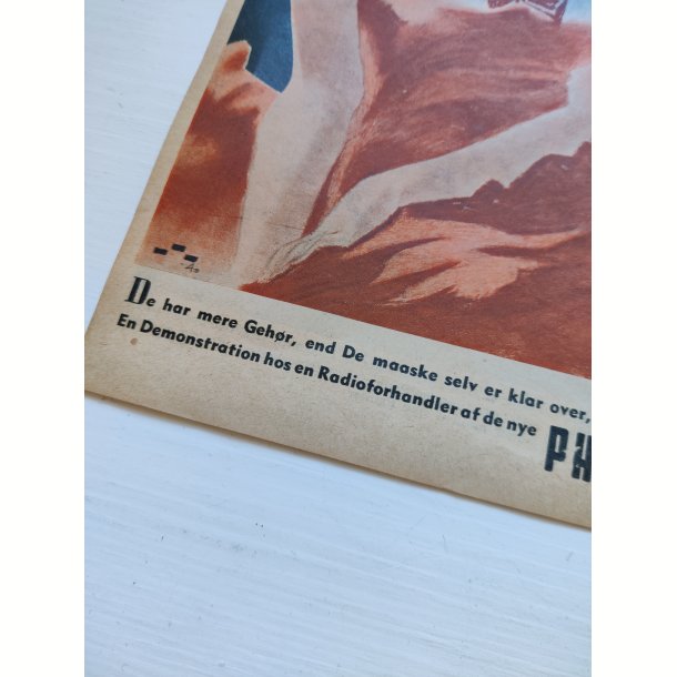 Org. reklame 1940: Philips Radio