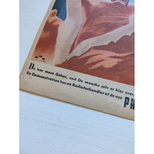 Org. reklame 1940: Philips Radio