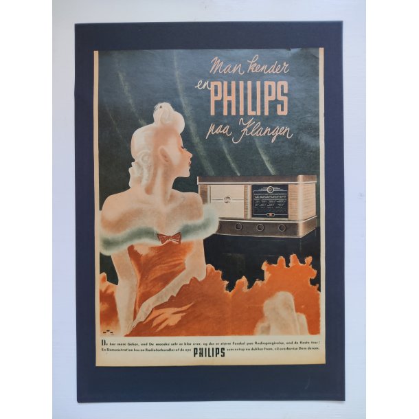 Org. reklame 1940: Philips Radio