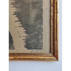 .Linoleumstryk af kvindefigur, 1972