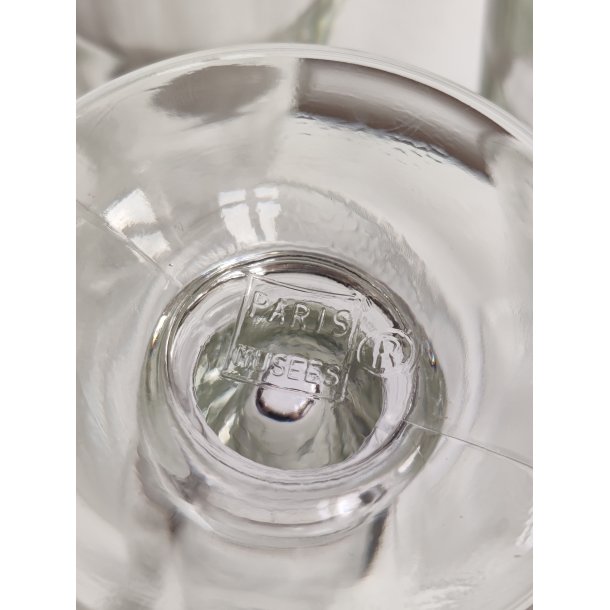 5 franske Abeille champagneglas fra La Roch�re, Paris Mus�es