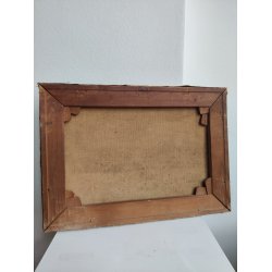 .Oliemaleri af Svend C. Nielsen (1908-1993), motiv fra Bornholm