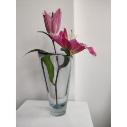 Stor Thule vase, Per L�tken, Holmegaard 24 cm.