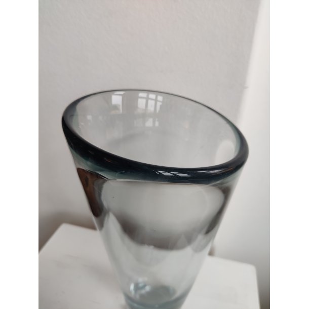Stor Thule vase, Per L�tken, Holmegaard 24 cm.