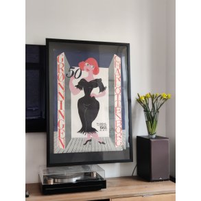 Org. plakat Gr�nningen /Charlottenborg 50 �r, Svend Johansen 1965