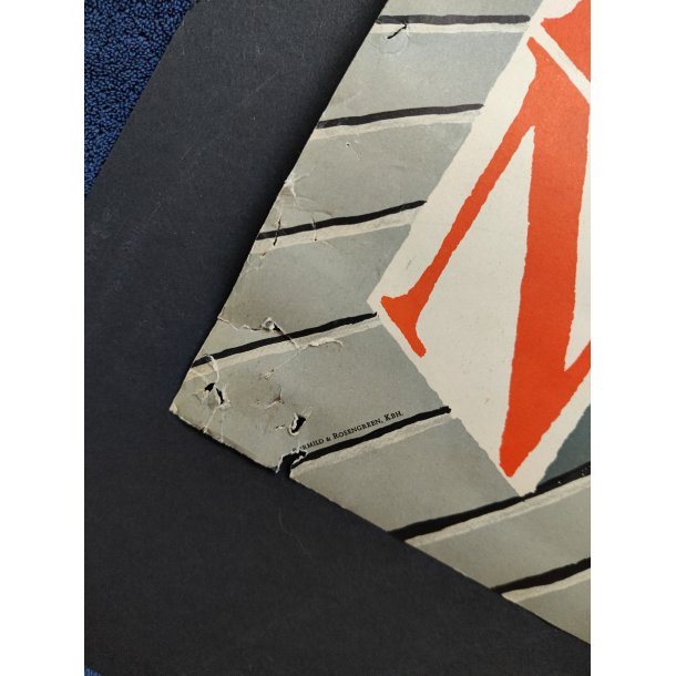 Org. plakat Gr�nningen /Charlottenborg 50 �r, Svend Johansen 1965