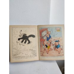Les trois petits cochons, fransk vintage Disney bog