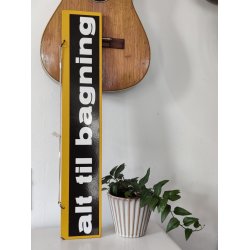 Alt til bagning, vintage butiksskilt