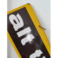 Alt til bagning, vintage butiksskilt