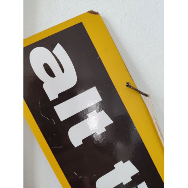 Alt til bagning, vintage butiksskilt