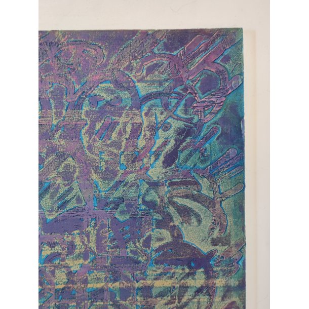 Uden titel, viskositetstryk el. kunsttryk af Stine Bitsch-Larsen