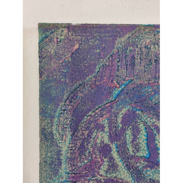 Uden titel, viskositetstryk el. kunsttryk af Stine Bitsch-Larsen