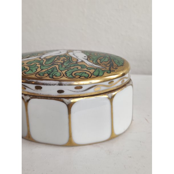 Porcel�ns�ske med fugle, 1930'erne