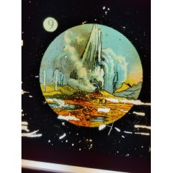 Antikke Laterna Magica billeder i �ske, ca. �r 1900