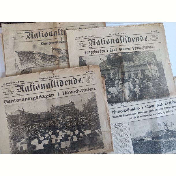 Gamle aviser fra Genforeningen 1920, Nationaltidende 