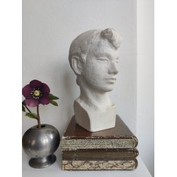 Kvindebuste af gips, Robert Lund Jensen (1915-2003)