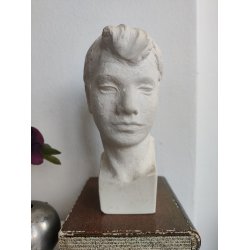 Kvindebuste af gips, Robert Lund Jensen (1915-2003)